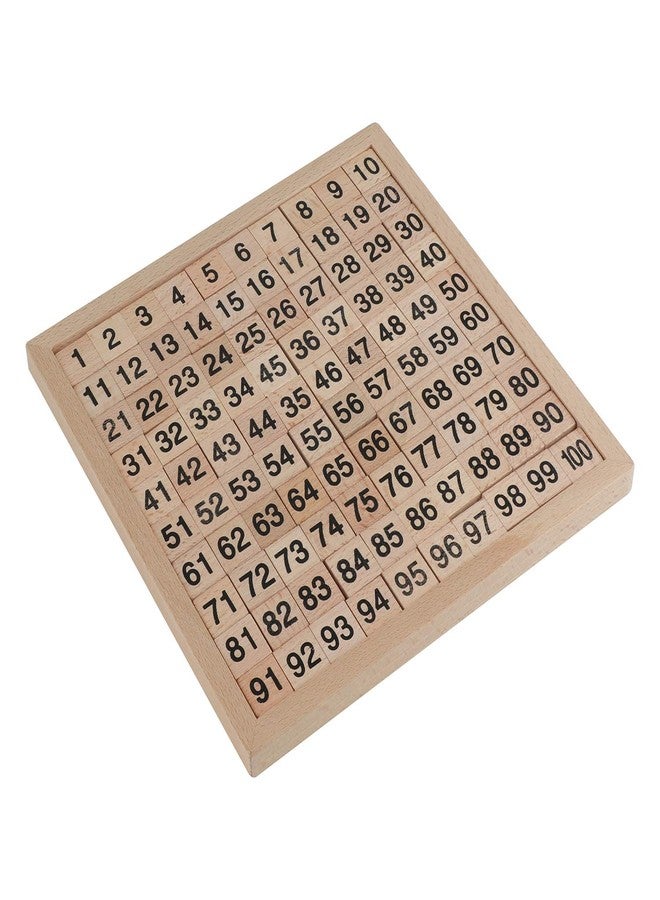 Fubeasi Z-Color Montessori Game Wooden Hundred Board Number Chart Number Grid Educational Game for Kids - Image 3